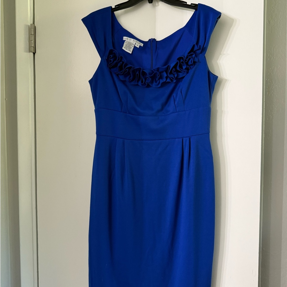 Maggy London Royal Blue Midi Dress